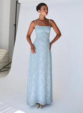 South Of France Maxi Dress Blue
