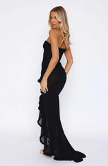 Still Got It Mesh Maxi Dress Black