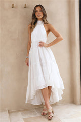 Spring Sunsets Maxi Dress White
