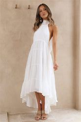 Spring Sunsets Maxi Dress White