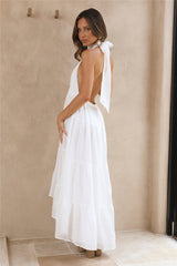 Spring Sunsets Maxi Dress White