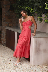 Heartbreaker Maxi Dress Red