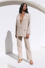 Twin Flame Pants Beige