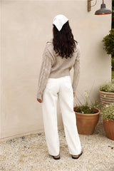 LEE High Baggy Jean Organic White