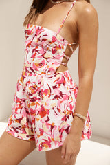 Artist Work Playsuit Red