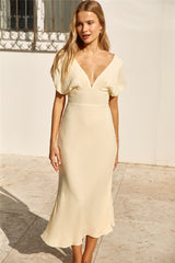 Growing Garden Maxi Dress Yellow