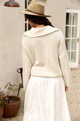 For Real Knit Jumper Beige