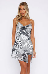 My Darling Mini Dress Newsprint