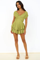 Clumsy Love Romper Apple