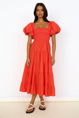 Adela Maxi Dress Red