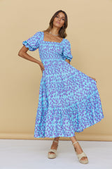 Land And Sky Maxi Dress Blue