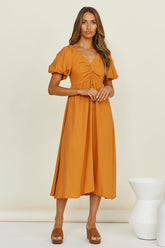 Sunlight Maxi Dress Tan