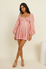 Sweet As Pie Romper Red
