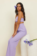 Solaris Crop Top Lilac