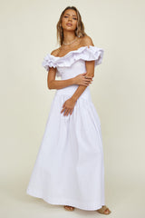 SEVEN WONDERS Savannah Maxi Skirt White