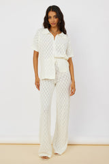 Angel Face Pants White