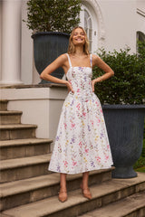Whimsical Charm Maxi Dress Print