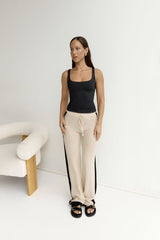 BASE Everyday Staple Singlet Top Black