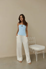 Luna Loves Strapless Top Blue