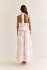 Shining Lights Halter Top Pink
