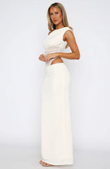 Girls Night Maxi Dress White