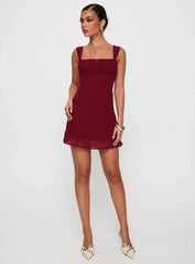 Solasta Mini Dress Red