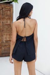 SEVEN WONDERS Octavia Top Black