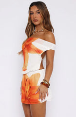 Mystified Strapless Mini Dress Marigold Twist