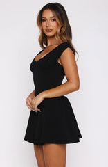 Pretty Problems Mini Dress Black
