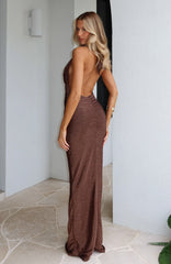 Hide Your Flaws Maxi Dress Bronze