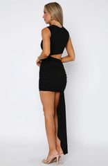 Smiling At You Mini Dress Black