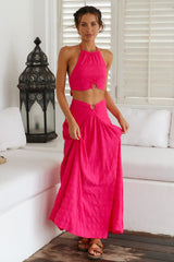 Lemon Tree Crop Top Pink
