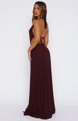 Tuscany Twilight Maxi Dress Plum