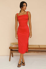 Piccadilly Maxi Dress Red