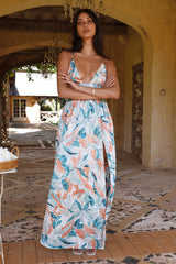 Moment In Bloom Maxi Dress Green