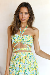 Wattlebush Crop Top Green