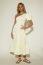 Strawberry Daiquiri Maxi Dress Yellow