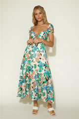 Afternoon Glow Maxi Dress Floral