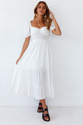 Summer Road-trip Maxi Dress White