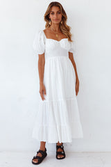 Summer Road-trip Maxi Dress White