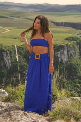 Hundred Years Crop Top Blue