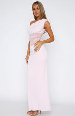 Girls Night Maxi Dress Baby Pink