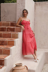 Heartbreaker Maxi Dress Red