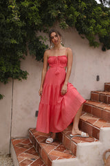 Heartbreaker Maxi Dress Red