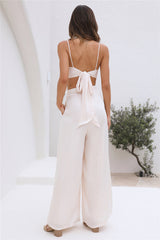 Bright Bloom Pant White