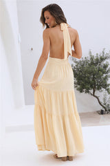Sun Glare Maxi Dress Yellow