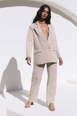 Twin Flame Pants Beige