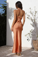 Paris Dreams Maxi Dress Rust Orange