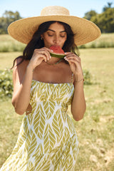 Tropic Trails Maxi Dress Green