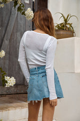 SNDYS Sloane Top White